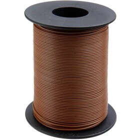 Donau Elektronik 125-S50-8 opletenie / lanko 1 x 0.25 mm² hnedá 50 m; 125-S50-8
