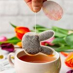 TEA HERITAGE Čierny čaj s jablkom a škoricou Bunny – 5 ks
