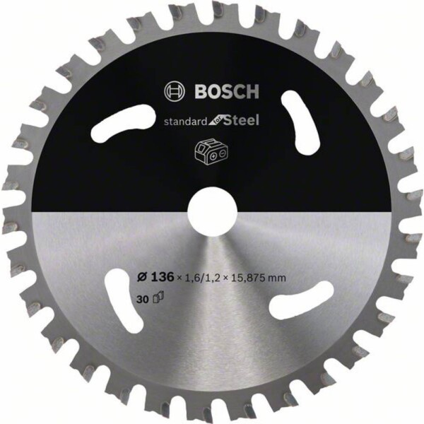 Bosch Accessories Bosch Power Tools 2608837745 pílový kotúč 136 x 15 mm Počet zubov (na palec): 30 1 ks; 2608837745