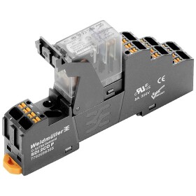 Weidmüller DRIKITP 24VAC 2CO LD reléový modul, 24 V/AC, 5 A, 2 prepínacie, 10 ks; 2576240000
