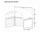 Bočná plachta na prístrešok – Bočnice ShelterLogic 3,7 × 3,7 m