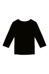 BLÚZKA MARGOT 3/4 černá 2XL