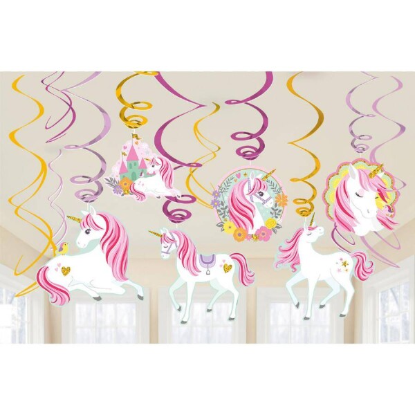 Párty dekorácie na zavesenie Unicorn 61 cm - Amscan - Amscan