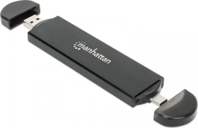 Manhattan Obudowa vonkajšia USB-C/A 3.2 Gen2 disku M.2 NVMe SATA SSD