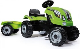 Smoby šliapací traktor Farmer XL s prívesom svetlozelený 710111