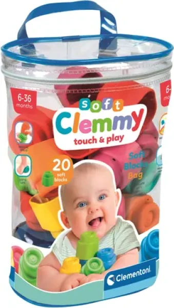 Clementoni Clemmy baby - 20 kociek v plyšovom vreci