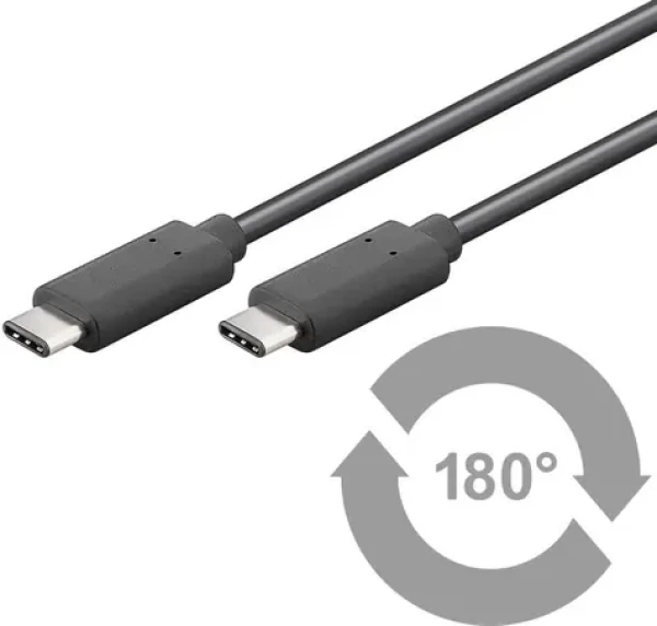 MicroConnect USB3.1 Type C (M) - Type C (M) 0.5m čierna (USB3.1CC0.5)