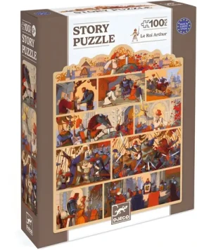 DJECO Puzzle s príbehom Kráľ Artuš