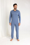 Regina 485 long/r M-XL Z25/26 pánske pyžamo modrá XL