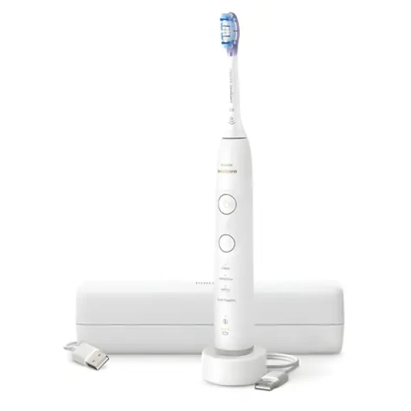 Philips Sonicare 7100 HX7420/01 biela / Sonická elektrická zubná kefka / Bluetooth / 62.000 pohybov/min / 3 režimy (HX7420/01)