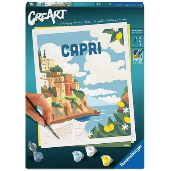 Ravensburger CreArt Capri - maľovanie podľa čísel
