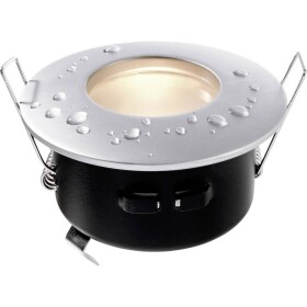 Deko Light Einbauring 84 GU5.3 110002 krúžok pre stropnú montáž LED , halogénová žiarovka GU5.3, MR 16 35 W strieborná; 110002