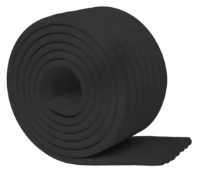 SIPO Ochranná penová páska na hrany nábytku čierna / 2 m / Šírka 75 mm