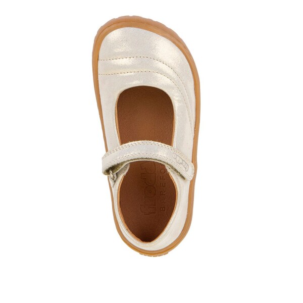 Dievčenské barefoot kožené baleríny MARY J GOLD SHINE Froddo G3140195-2 - 28