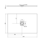 POLYSAN - FLEXIA sprchová vanička z liateho mramoru s možnosťou úpravy rozmeru 120x80cm 77922