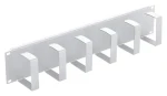 Triton 19" vyväzovací panel 2U šedá / 6x háčik / 70x85 mm / RAL 7035 (RAC-VP-X22-A1)