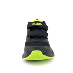 Detské outdoorové topánky na suchý zips Bugga SOLIS Black B00204-10 - 32