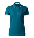 Dámske hladké polo tričko Perfection petrol S