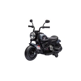 Mamido Detská elektrická motorka Chopper Faster sivá
