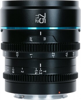 Sirui Sirui Cine Lens Nightwalker S35 75mm T1.2 RF-Mount Black