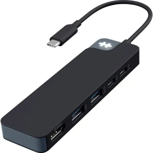Targus HyperDriveFlex 5 Port USB-C Hub/HDMI/2x USB/USB-C 100W PD (HD4101BKGL)