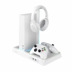 FIXED Multifunkčná stanica pre Xbox Series X a S s odvetrávaním a nabíjaním pre dva ovládače Xbox biela (FIXXB-MCS-WH)