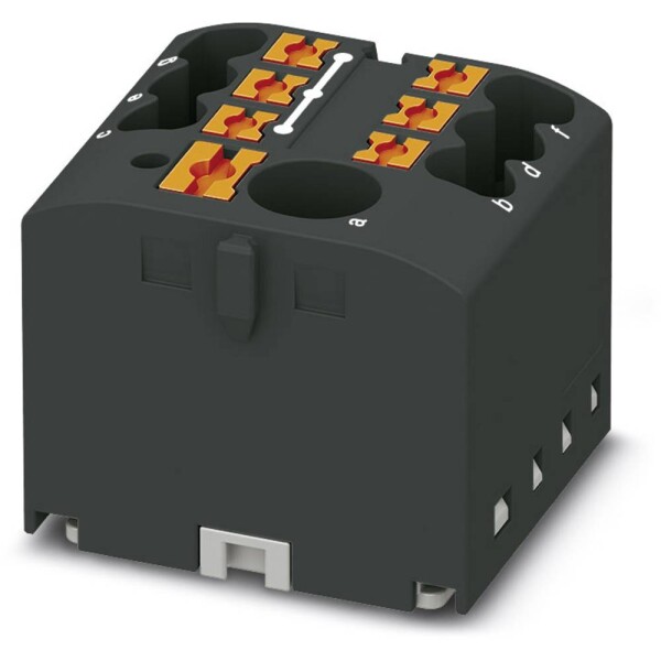 Phoenix Contact 3273344 blok rozvádzača 25.2 mm pružinová svorka čierna 10 ks; 3273344