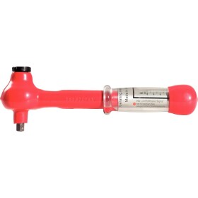 3/8" mini momentový kľúč s ochrannou izoláciou a obojstrannou račňovou hlavou, 5-25 Nm KS Tools 117.1184; 117.1184
