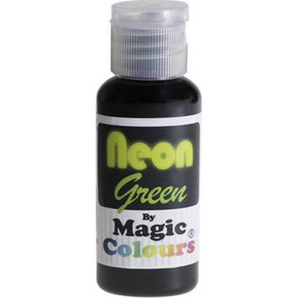 Neónová gelová farba 32 g Green - Magic Colours - Magic Colours