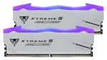 Patriot Viper Xtreme 5 RGB 48GB (2x24GB) 5800MHz strieborná / DIMM / DDR5 / CL38 / On-Die ECC / Unbuffered / 1.45V (PVXR548G80C38KM)