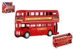 TEDDIES Autobus Londýn červená