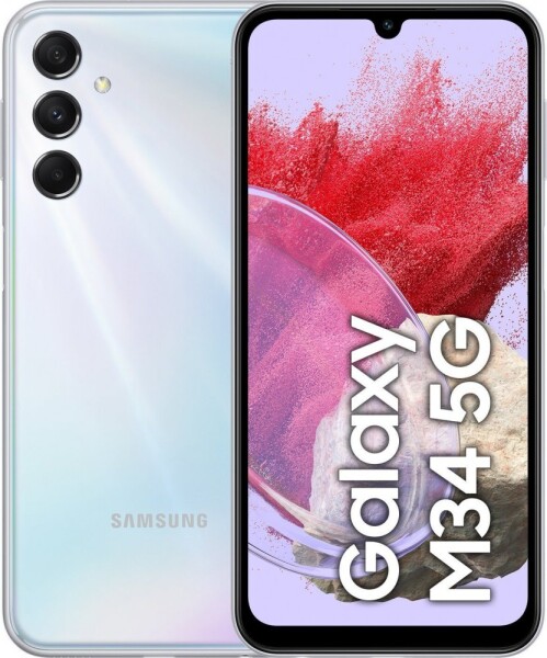 Samsung Galaxy M34 5G 6/128GB strieborný (SM-M346BZSFXEO)