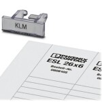 Terminal strip marker carrier KLM + ESL 26X6 0809395 Phoenix Contact; 0809395
