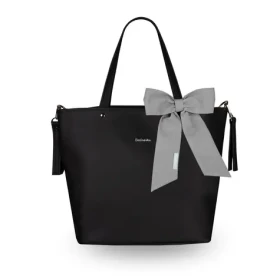 Beztroska Matylda taška s mašľou deep black (BTK70.ML)