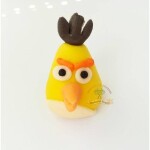 Figúrka na tortu Angry Birds Chuck 4 cm z kokosovej hmoty - Fagos - Fagos