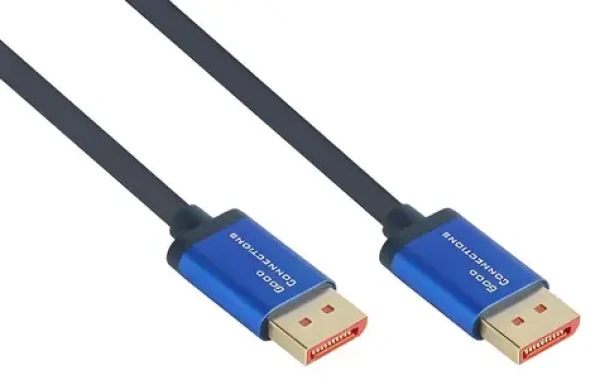 Good Connections SmartFLEX DP1.4 modrá 5 m / Kábel / DisplayPort-DisplayPort / 8K 60Hz / 4K 240Hz / 25,9 Gbit/s (4814-SF050B)