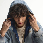 Mikina adidas Denim Padded Jacket Indigo Denim L