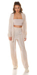 Sexy Must Have Loungewear 2Piece-Set CAPPUCCINO Einheitsgroesse