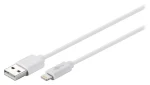 Goobay USB-A - Lightning biela / Kábel / 1 m / MFi certifikácia (54600)