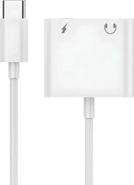 Gembird A-CM-3.5FP-01 biela / Audio adaptér / USB-C na jack 3,5mm / priechodné nabíjanie USB-C (A-CM-3.5FP-01)