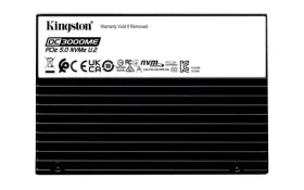Kingston DC3000ME 15.36 TB SSD / 2.5" / U.2 / eTLC / R: 14000MBps / W: 9700MBps / 2.7m 400K IOPS / 5y (SEDC3000ME/15T3)