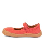 Dievčenské barefoot balerínky MARY J Coral Froddo G3140184-7 červená - 33