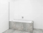 Vaňová zástena SAT 150x80 cm chróm SIKOVZPEV150 SIKOVZPEV150
