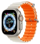 Devia Deluxe Sport6 Remienok pre Apple Watch 40/41mm Starlight/oranžová / Remienok / Silikónový / Two-tone (6938595381621)