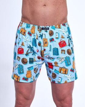 Boxerky Cornette Classic 001/169 S-2XL světle modrá M