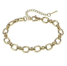 Marc Malone Pozlátený retiazkový náramok Elisa Gold Bracelet MCB24012G