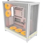 Montech HS01 biela / ATX / 2x USBA / 1x USB-C / bez zdroja / priehľadná bočnica (HS01 (W))