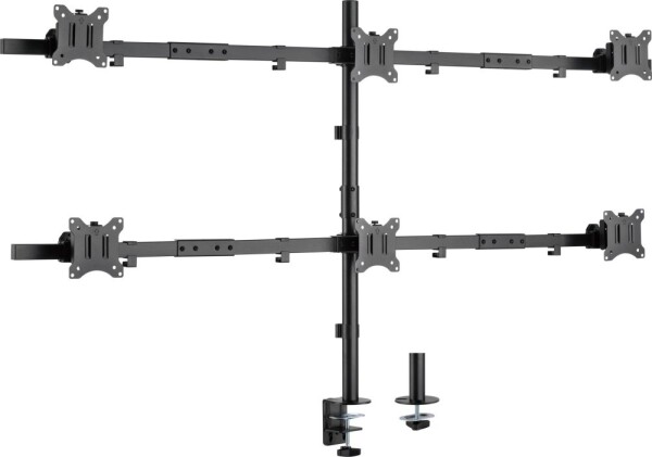 Sony InLine® Tischhalterung, für 6x LCD-/LED-Display bis 81cm (32"), max. 7kg