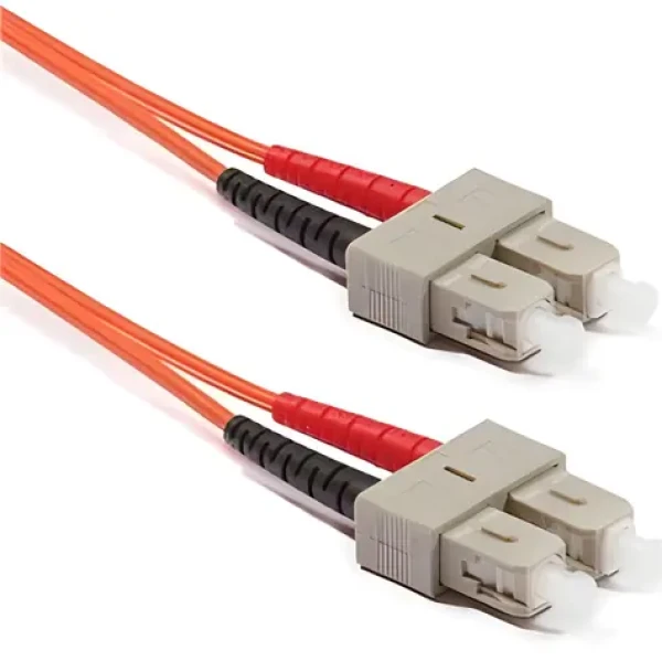 OEM Optický patchkábel duplexný / SC-SC / 50/125um MM / 7m / OM2 (1124)