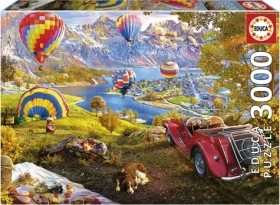 Educa Puzzle Údolie teplovzdušných balónov